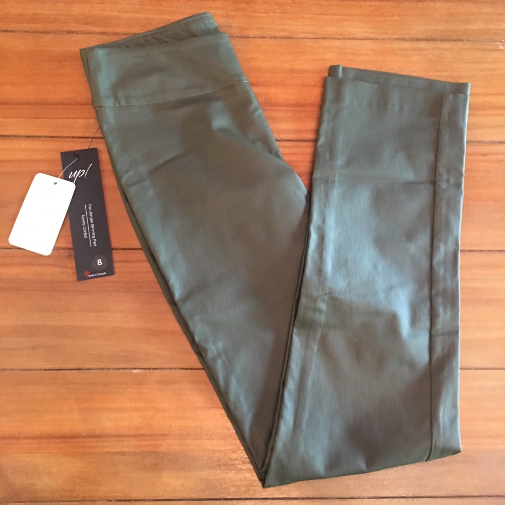 NWT Up! Ultimate Slimming Green Pants